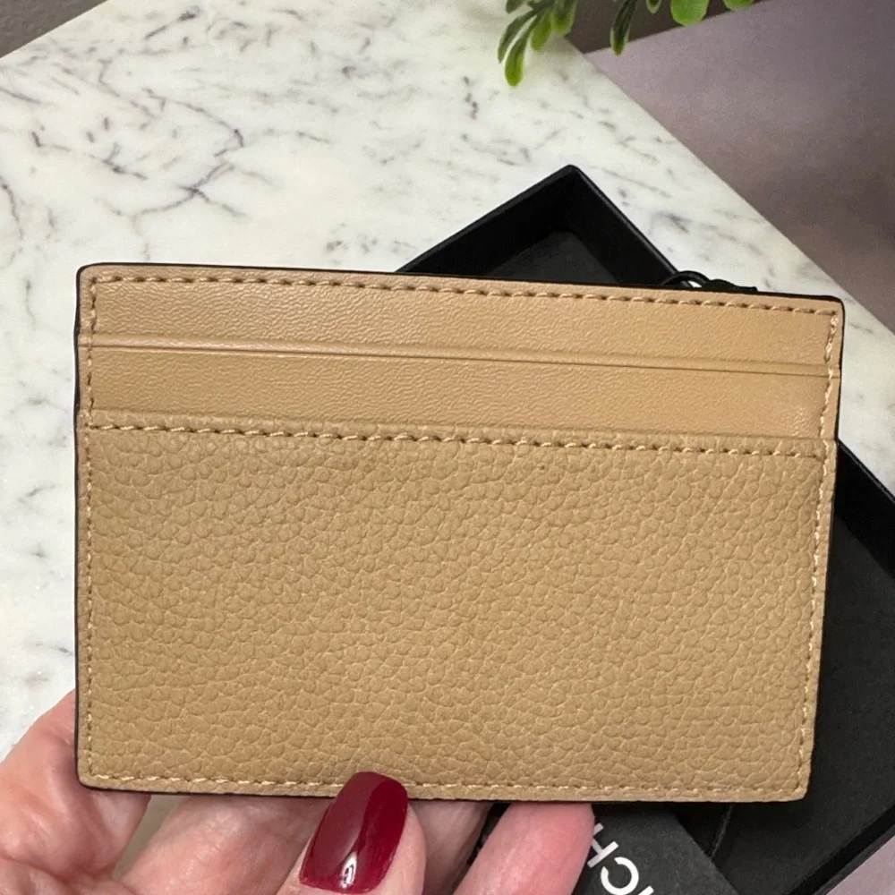 Michael Kors Malone Camel - Tan  Card Holder NIB - Picture 6 of 6